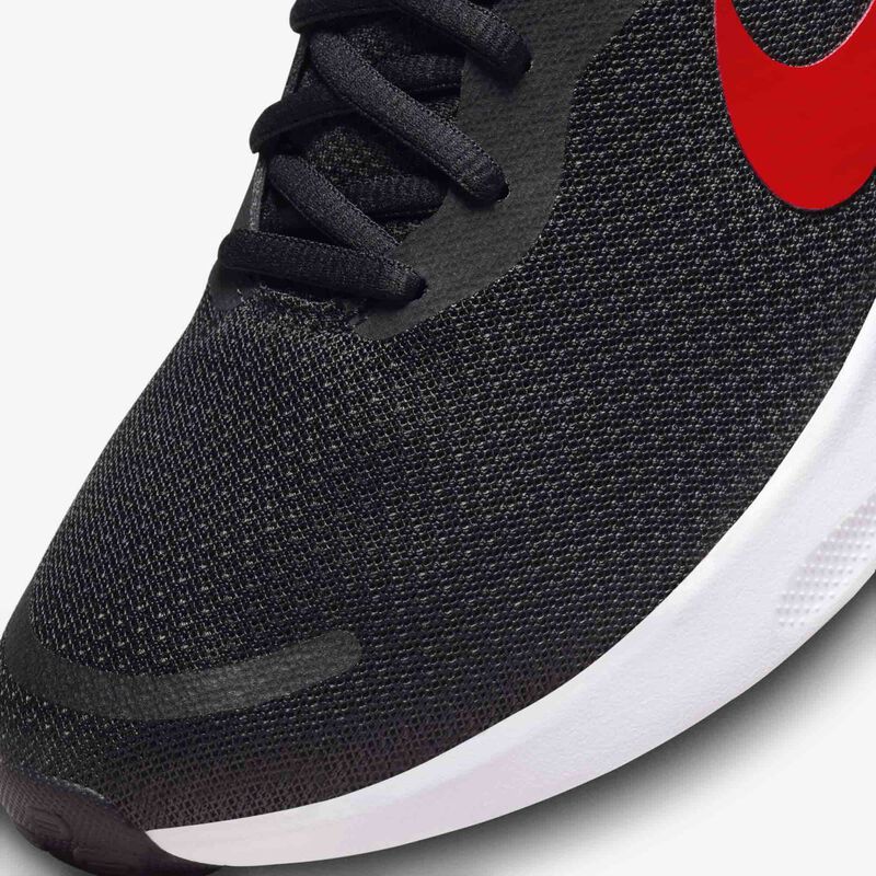 Nike Revolution 7, Negro/Blanco/Rojo universitario, hi-res
