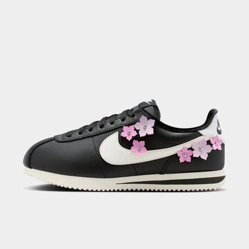 Nike Cortez Leather, Negro/Rosa amanecer/Lila deste&ntilde;ido/Vela, hi-res