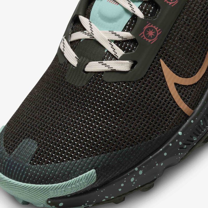 Nike React Terra Kiger 9, Sequoia/Subida Esmeralda/Hielo de Guayaba/Ámbar marrón, hi-res