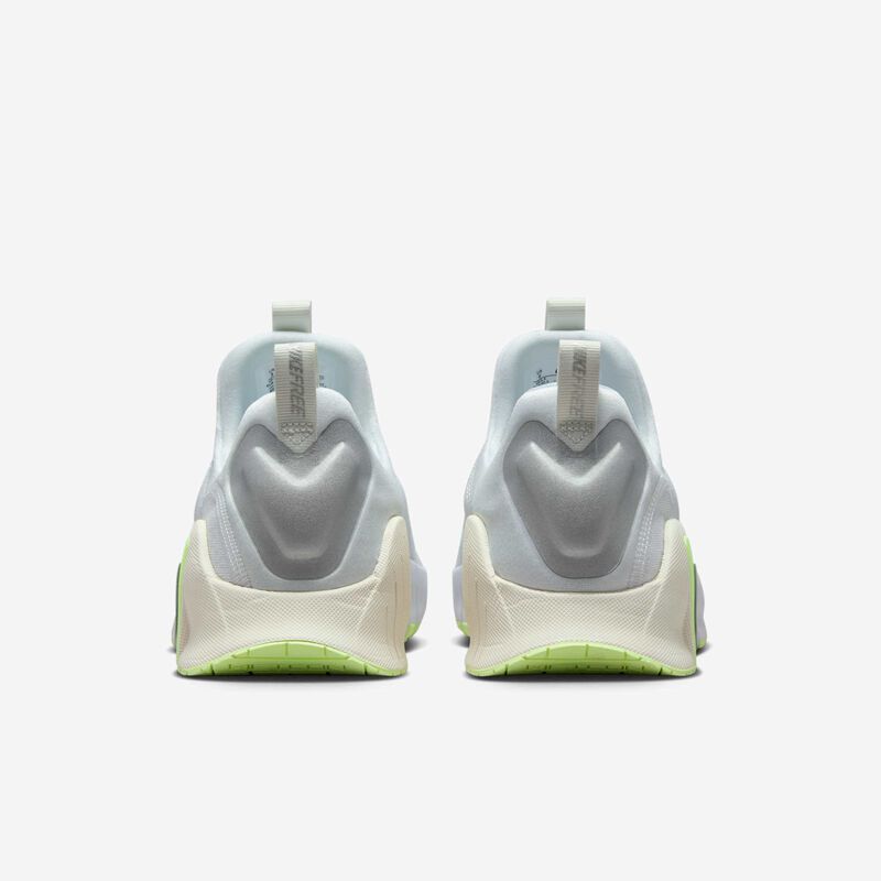 Nike Free Metcon 6, Blanco/Barely Volt/Sail/Plata metalizado, hi-res