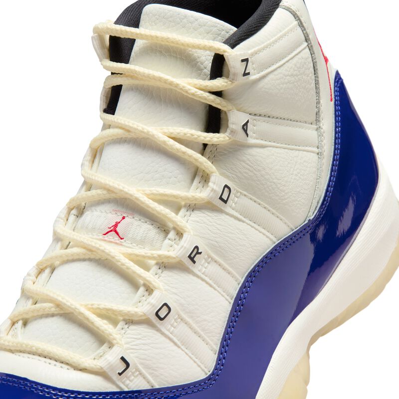 Air Jordan 11 Retro "Rare Air", Azul real intenso/Vela/Negro/Rojo fuego, hi-res