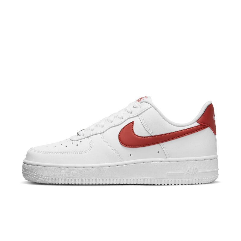 Nike Air Force 1 '07, Blanco/Naranja Rugoso, hi-res