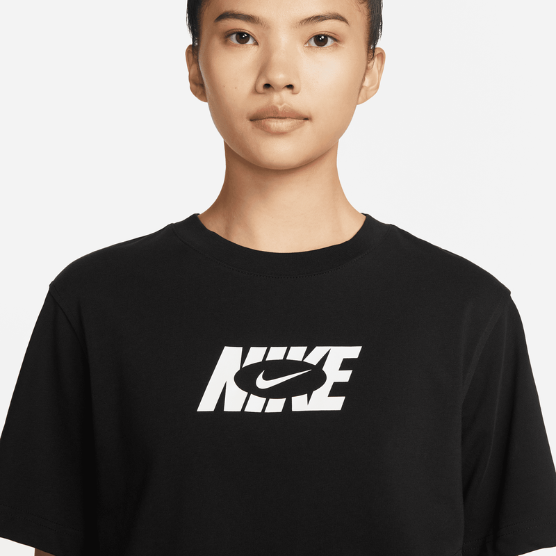 Nike Sportswear Icon Clash Print Top, NEGRO, hi-res