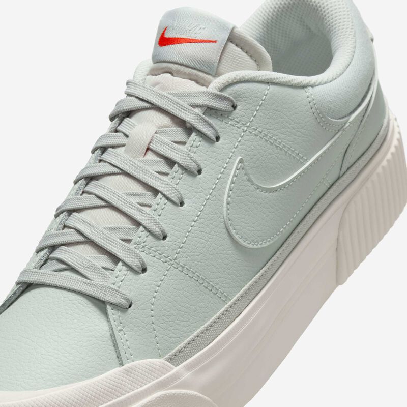 Nike Court Legacy Lift, Plata Claro/Vela/Rojo Picante/Pluma, hi-res