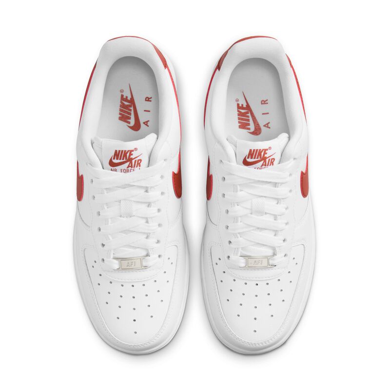 Nike Air Force 1 '07, Blanco/Naranja Rugoso, hi-res