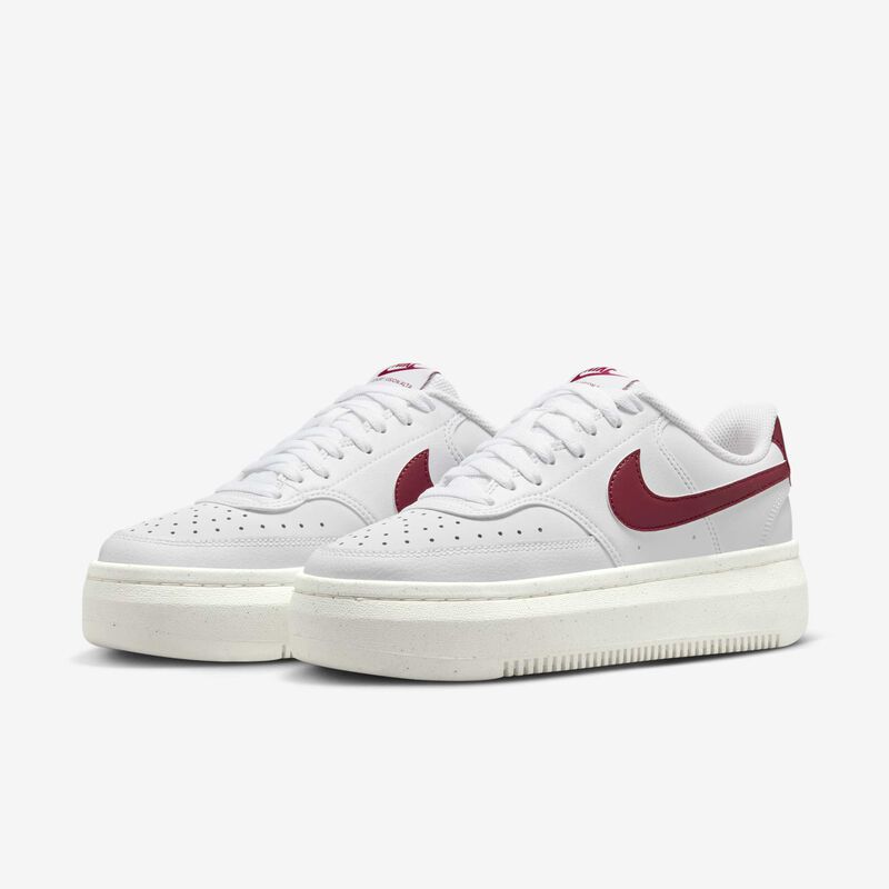 Nike Court Vision Alta, Blanco/Vela/Rojo Team, hi-res