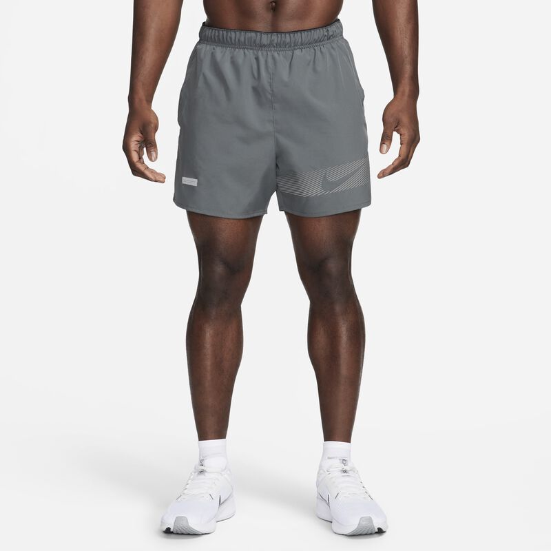 Nike Challenger Flash, Gris Hierro/Negro/Negro, hi-res