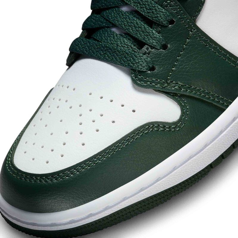 Air Jordan 1 Low, Blanco/Jade Galáctico, hi-res