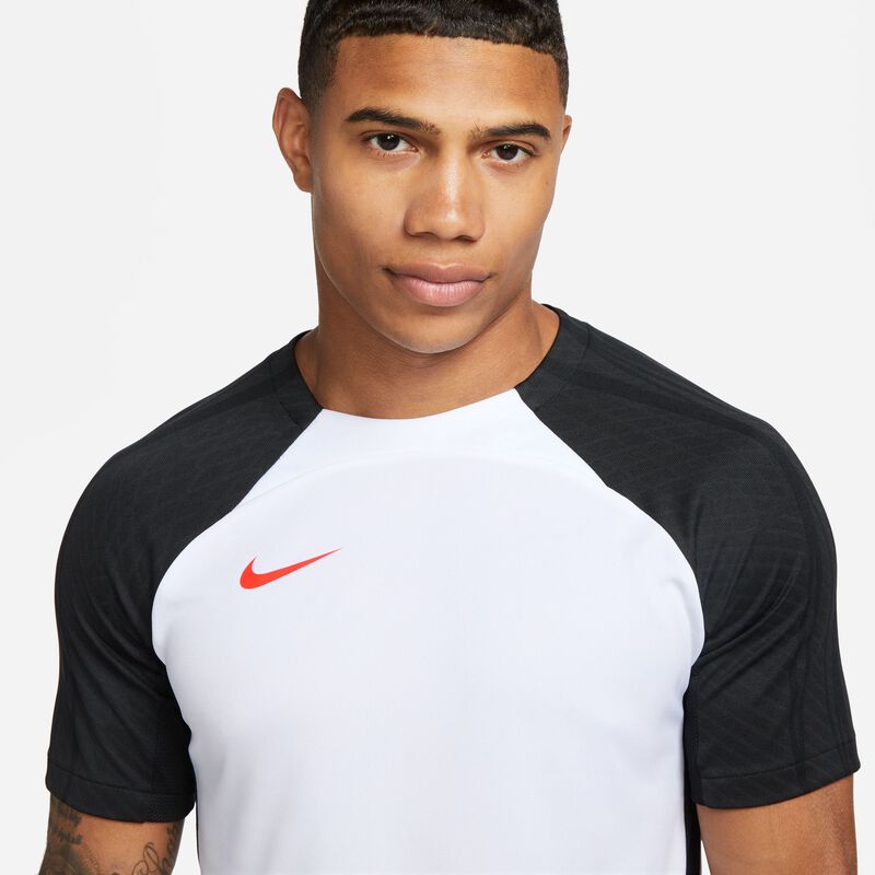 Nike Dri-FIT Strike, Blanco/Negro/Carmesí Brillante, hi-res