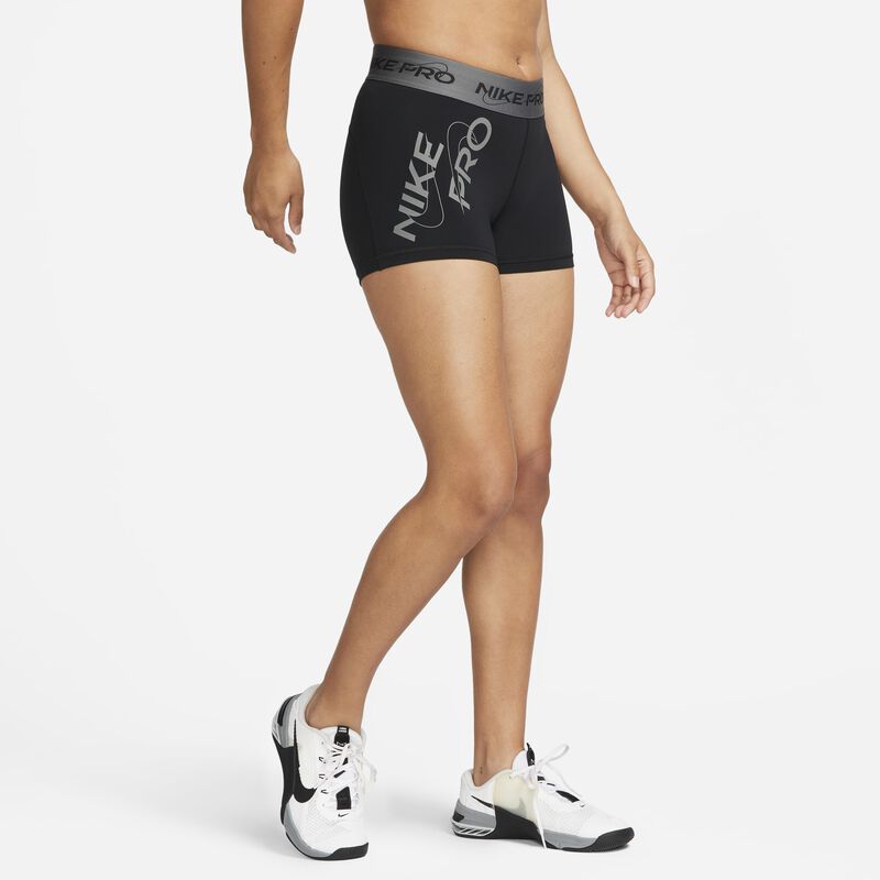 Nike Pro, Negro/Gris hierro, hi-res