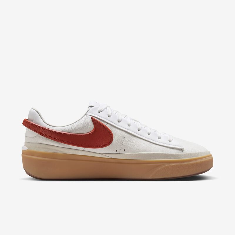 Nike Blazer Phantom Low, Blanco/Blanco cumbre/Amarillo goma/Rojo dragón, hi-res