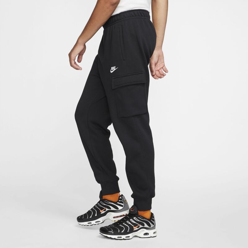 Nike Sportswear Club Fleece, Negro/Negro/Blanco, hi-res