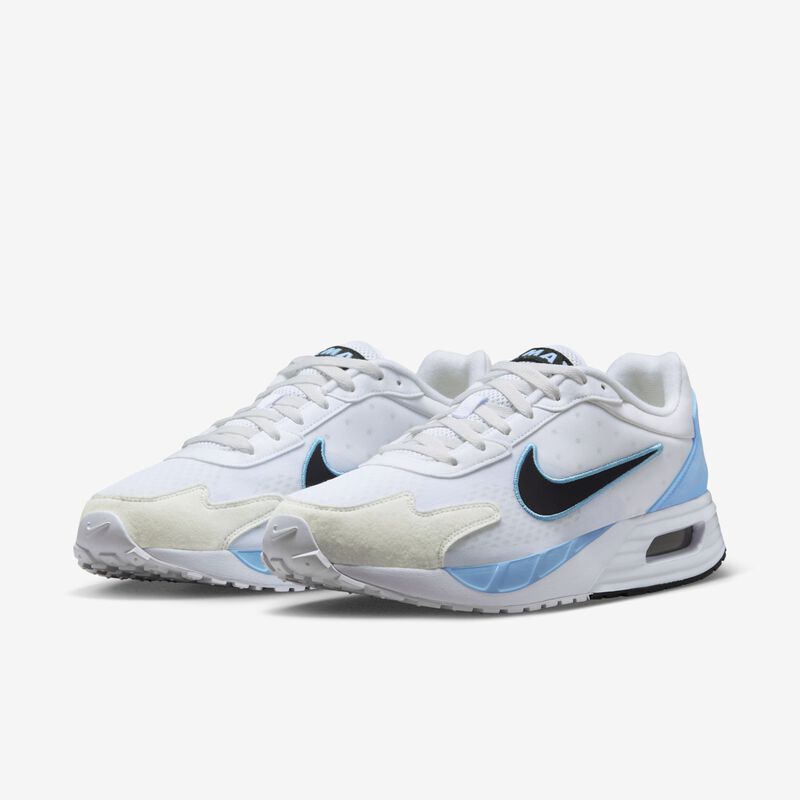 Nike Air Max Solo, Blanco/Negro-Azul Acuario-Blanco, hi-res
