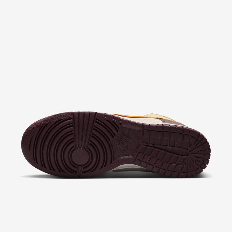 Nike Dunk Mid, Leche de coco/Oro celestial/Eclipse ciruela/Naranja vivo, hi-res
