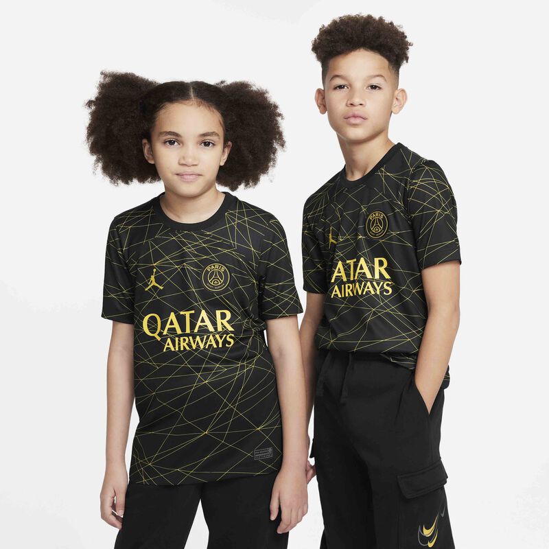 Paris Saint-Germain complementario 2023/24 Stadium, Negro/Amarillo tour/Amarillo tour, hi-res