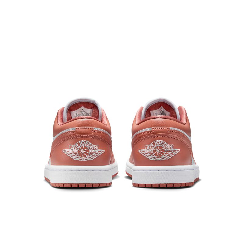 Air Jordan 1 Low, Platino puro/Blanco/Naranja Sky J, hi-res