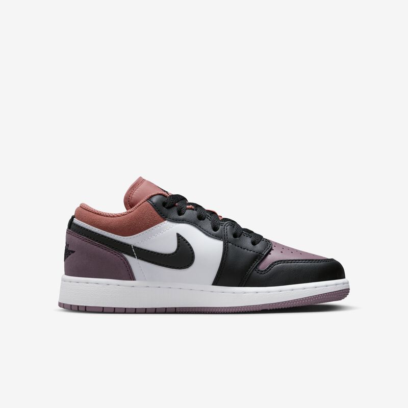 Air Jordan 1 Low SE, Blanco/Naranja Sky J/Malva Sky J/Negro, hi-res