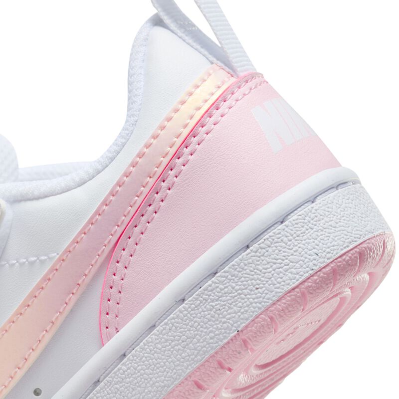Nike Court Borough Low Recraft, Blanco/Espuma rosa, hi-res
