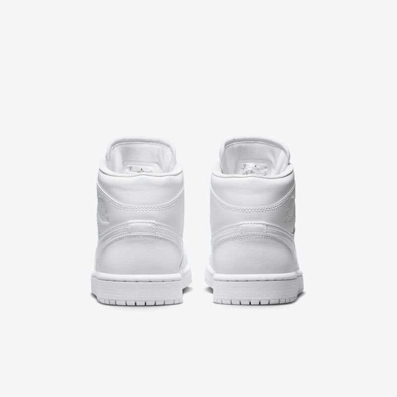 Air Jordan 1 Mid, Blanco/Blanco/Blanco, hi-res