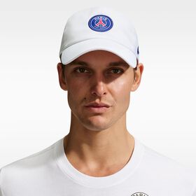 Paris Saint Germain Nike Club Cap Poly 5P, Blanco/Azul royal antiguo, hi-res
