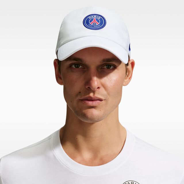 [Ljava.lang.String;@2cfcffdc Paris Saint Germain Nike Club Cap Poly 5P, Blanco, hi-res