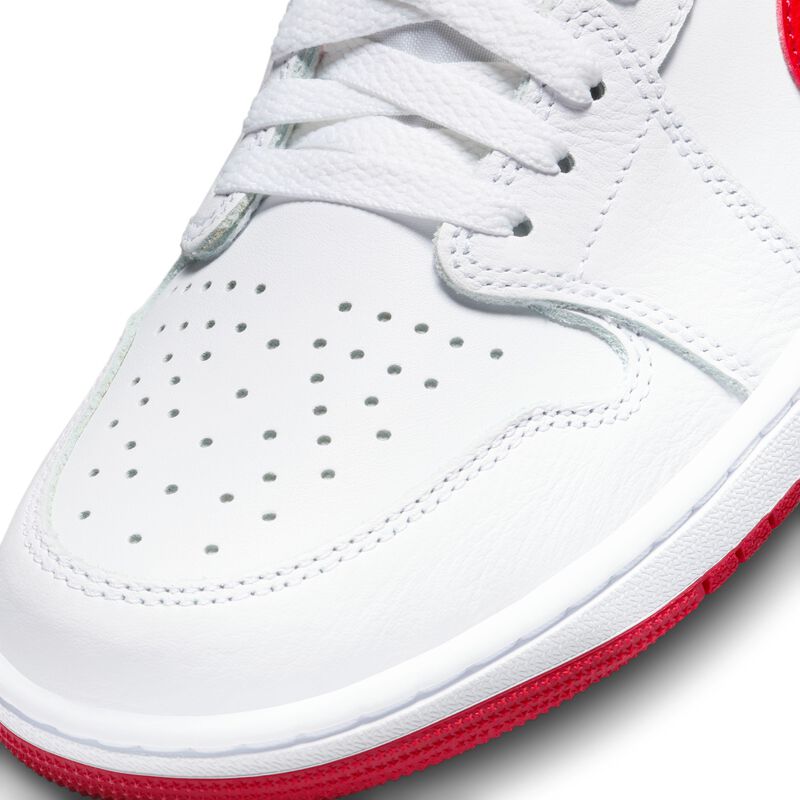 Air Jordan 1 Low OG "White/Red", Blanco/Rojo Universitario-Blanco, hi-res