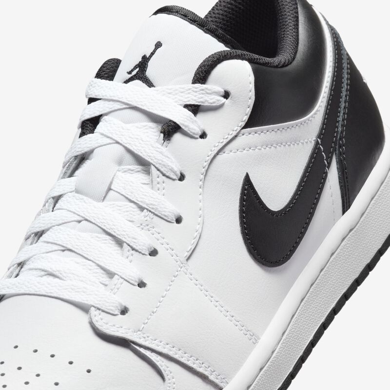 Air Jordan 1 Low, Blanco/Blanco/Negro, hi-res