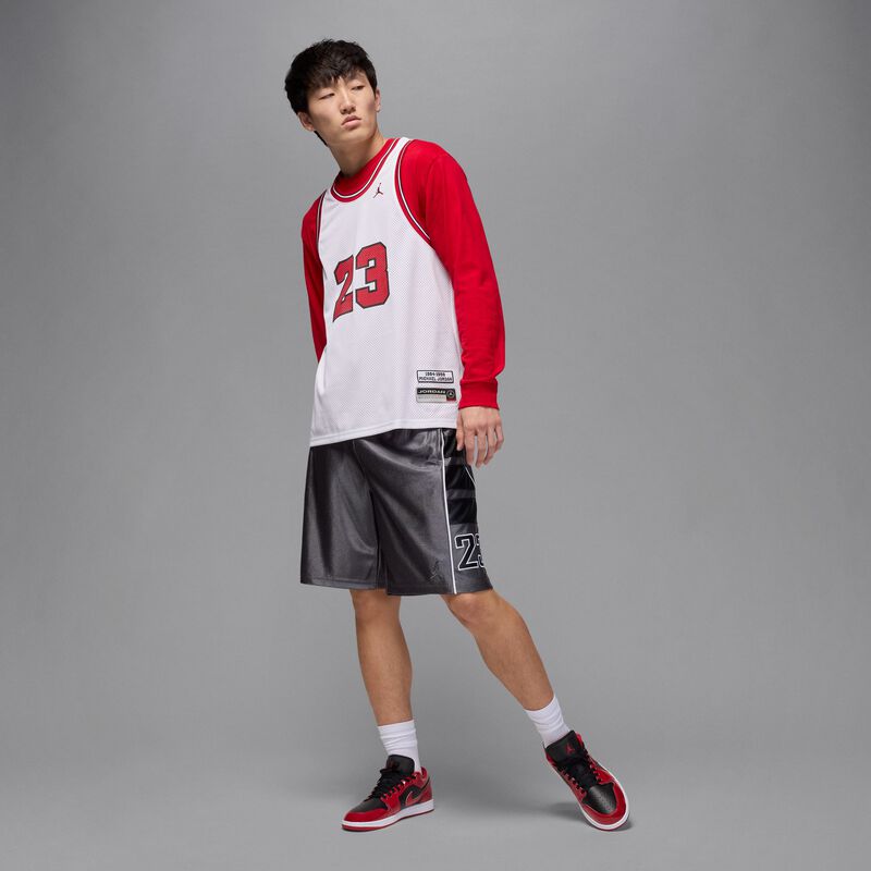 Air Jordan 1 Low Se, Negro/Blanco/Rojo universitario, hi-res