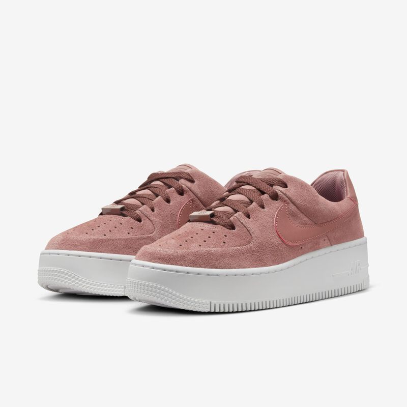 Nike Air Force 1 Sage Low, Rojo Sepia/Rojo Sepia-Blanco, hi-res