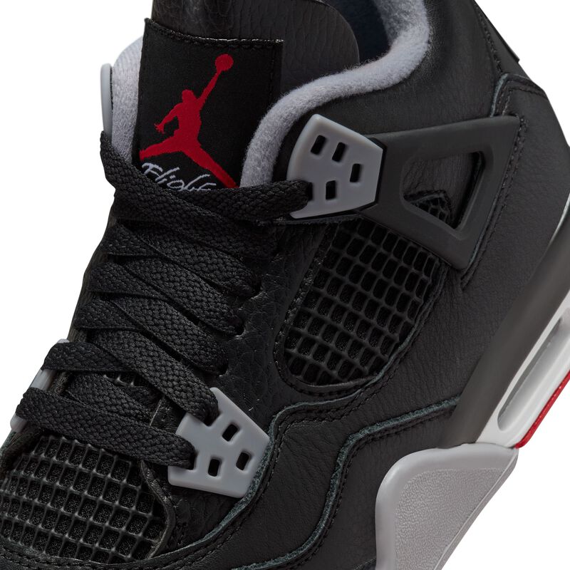 Air Jordan 4 Retro "Bred Reimagined", Negro/Gris cemento/Blanco cumbre/Rojo fuego, hi-res