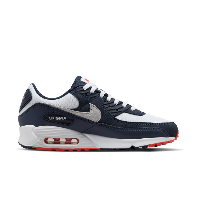 Nike Air Max 90, Obsidiana/Blanco/Rojo pista/Platino puro, hi-res