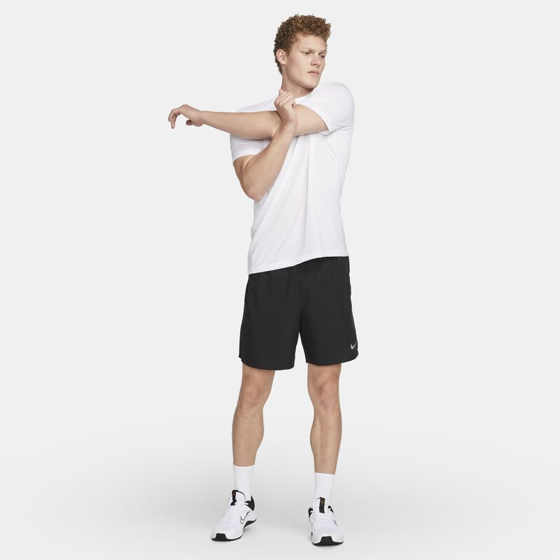 Nike Challenger, Negro/Negro/Negro/Plata Reflectante, hi-res