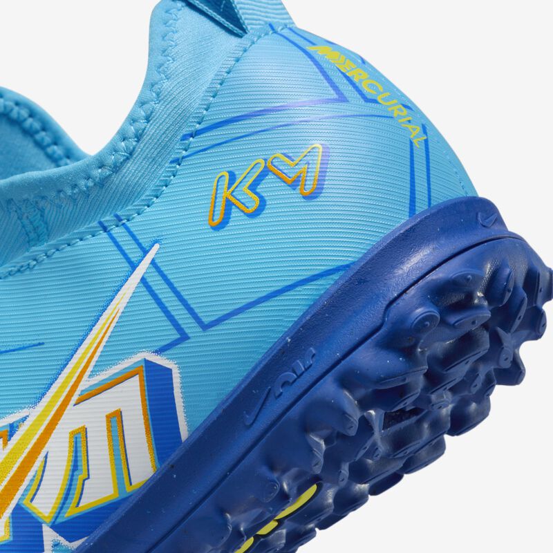 Nike Jr. Zoom Mercurial Vapor 15 Academy KM TF, Azul báltico/Blanco, hi-res