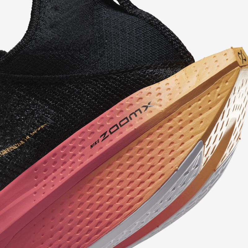 Nike Alphafly 2, Negro/Coral marino/Blanco/Oro topacio, hi-res