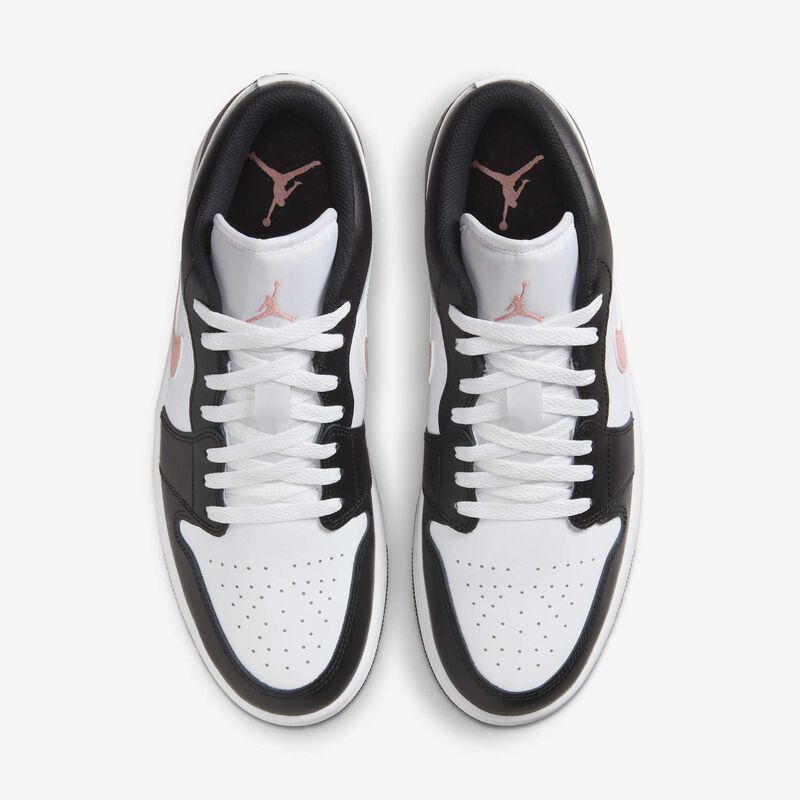 Air Jordan 1 Low, Blanco/Negro/Rosa Óxido, hi-res