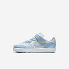 Nike Court Borough Low Recraft, Perla suave/Hortensias/Blanco/Azul celestino, hi-res