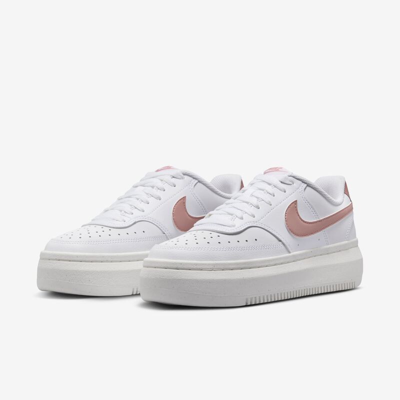 Nike Court Vision Alta, Blanco/Vela/Rojo Nebulosa, hi-res