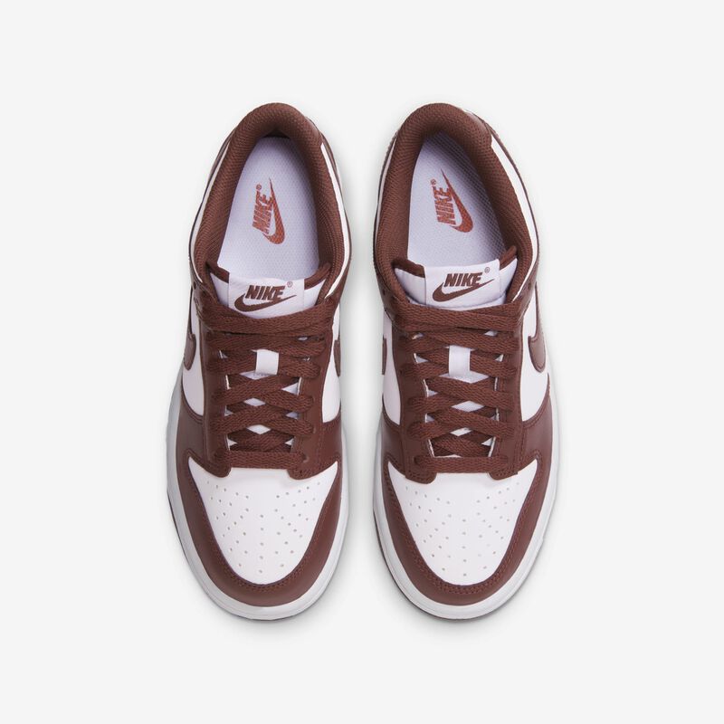 Nike Dunk Low, Blanco/Secoya-Rojo Gimnasio, hi-res