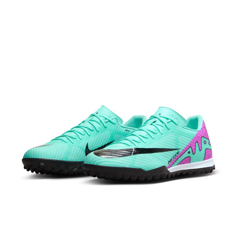 Nike Zoom Mercurial Vapor 15 Academy TF, Hiperturquesa/Negro/Blanco/Sueño fucsia, hi-res