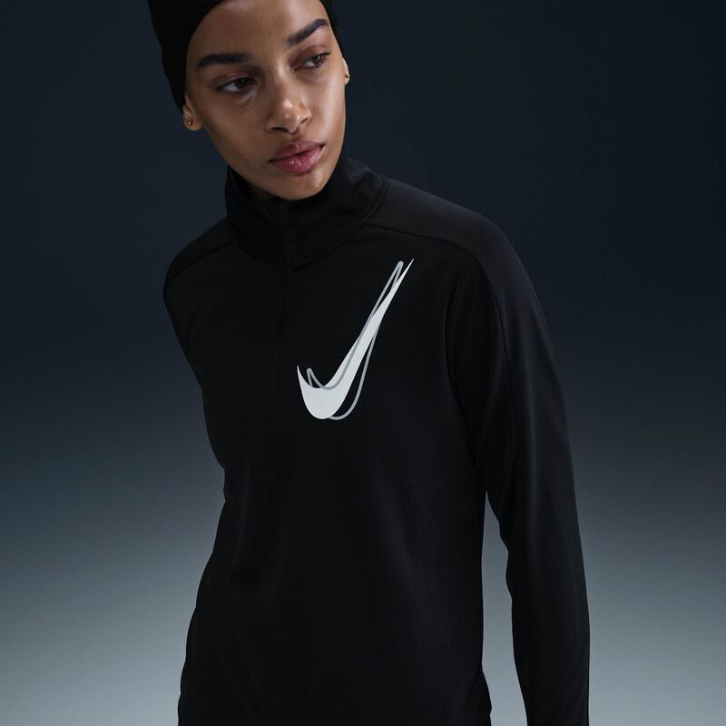 Nike Swoosh, negro, hi-res