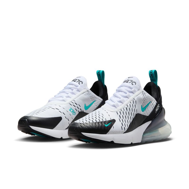 Nike Air Max 270, Blanco/Negro/Plata metalizado/Cactus empolvado, hi-res
