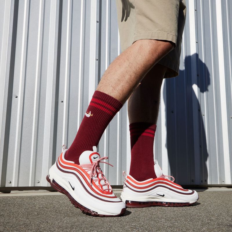 Nike Air Max 97, Blanco Cumbre/Rojo Team Oscuro/Rojo Dragón/Negro, hi-res