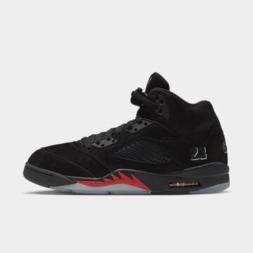 Air Jordan 5 Retro "Halloween", Negro/Rojo picante/Brillo en la oscuridad, hi-res