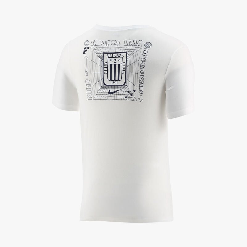 Nike Polo Homrbe Alianza Lima 2026, Blanco/(Chile Rojo), hi-res