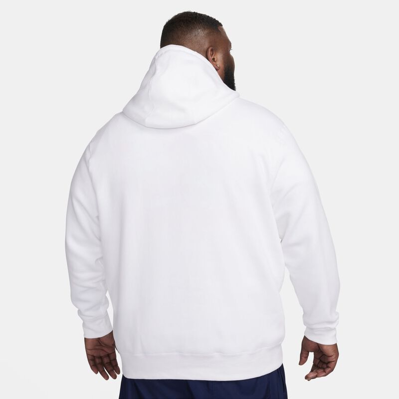 Nike Club Fleece, Blanco/Naranja Seguridad, hi-res