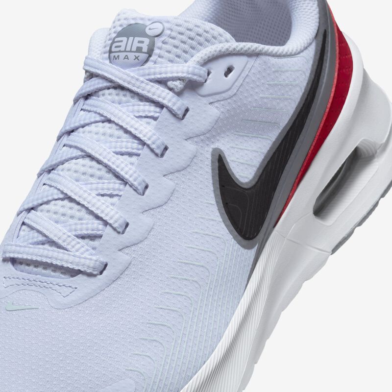 Nike Air Max Nuaxis, Fútbol Gris/Blanco/Rojo Gimnasio/Negro, hi-res