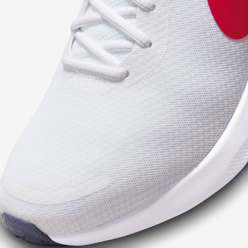 Nike Revolution 7, Blanco/Azul marino medianoche/Rojo universitario, hi-res