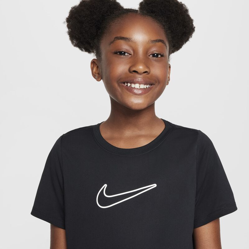Nike One Fitted, Negro/Blanco, hi-res
