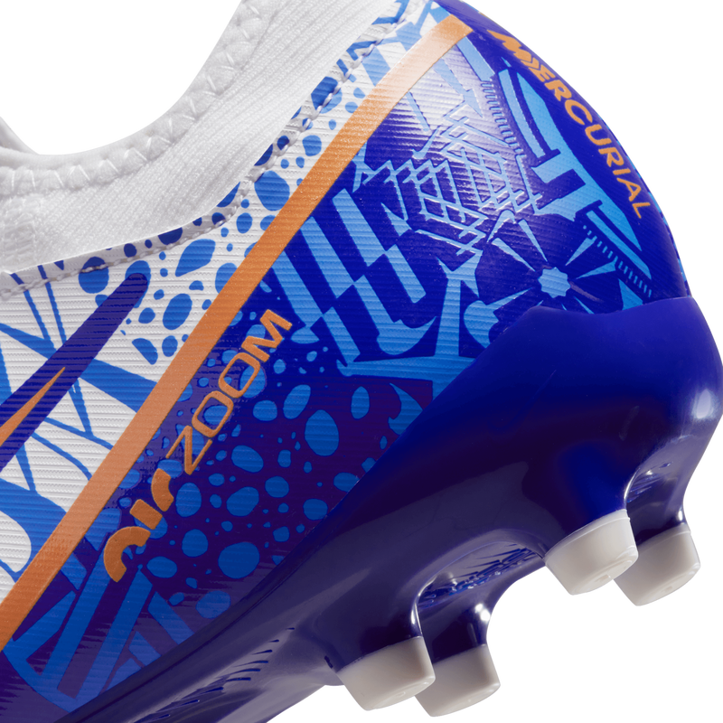 Nike Jr. Zoom Mercurial Vapor 15 Academy CR7 MG, Blanco/Concordia/Azul medio/Cobre metálico, hi-res