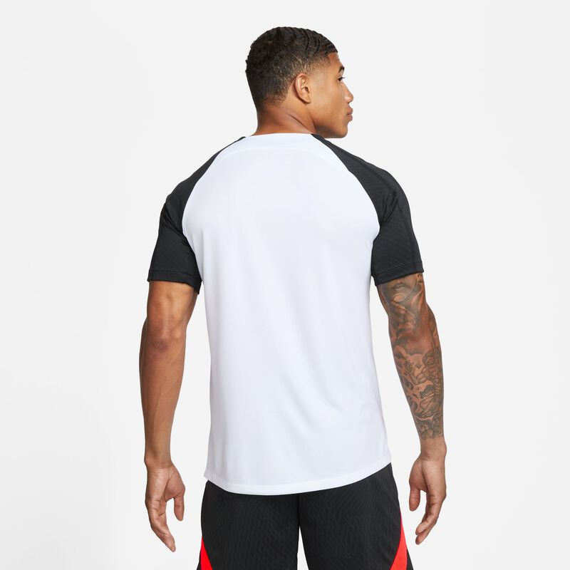 Nike Dri-FIT Strike, Blanco/Negro/Carmesí Brillante, hi-res
